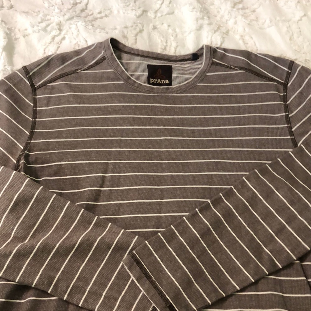 Mens Prana long sleeve cotton shirt